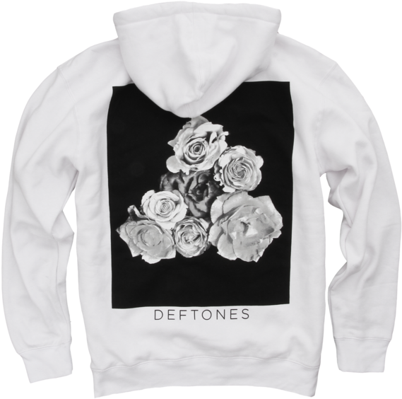 Roses White Pullover Sweatshirt Clipart (600x600), Png Download