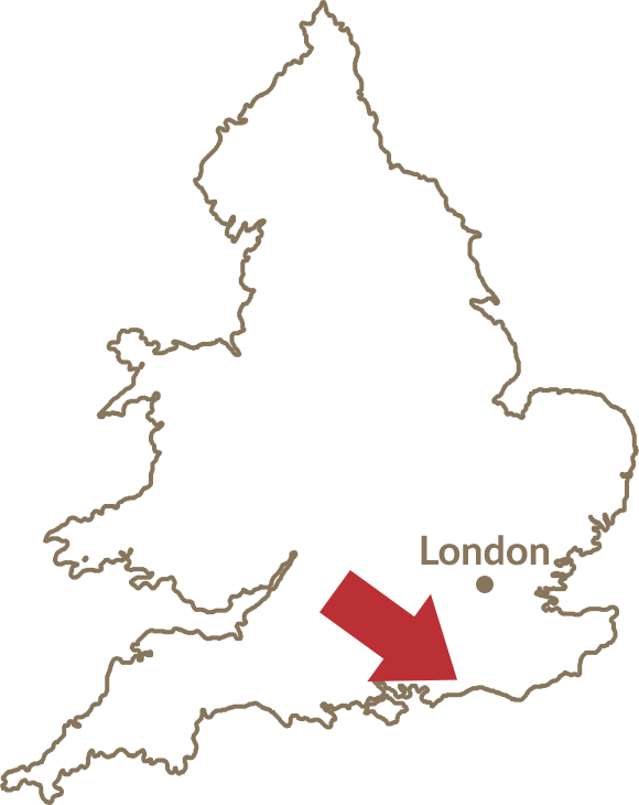 Glance Map - Gatwick Airport Map Of England Clipart (580x730), Png Download