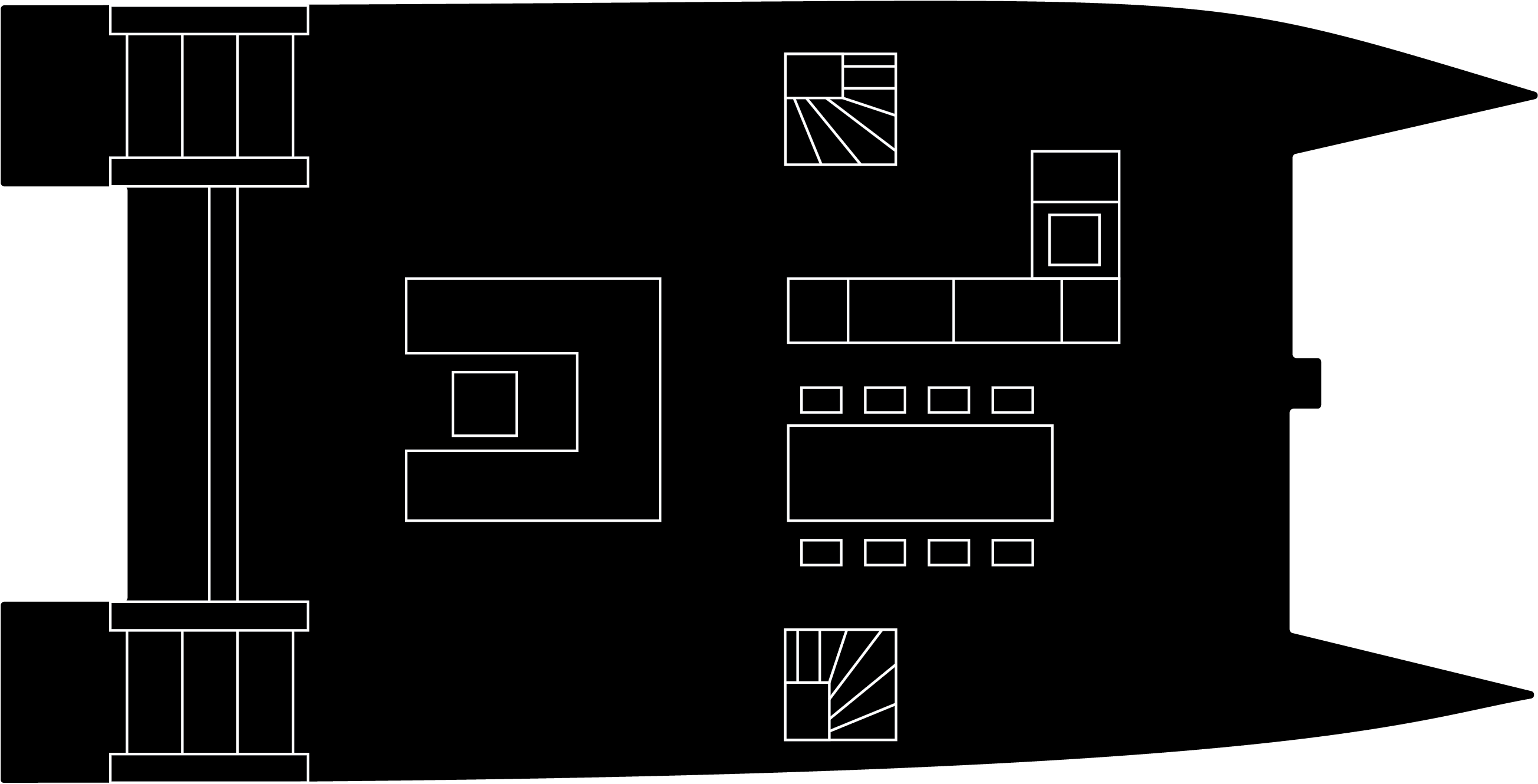 Lower Deck Clipart (3579x2551), Png Download