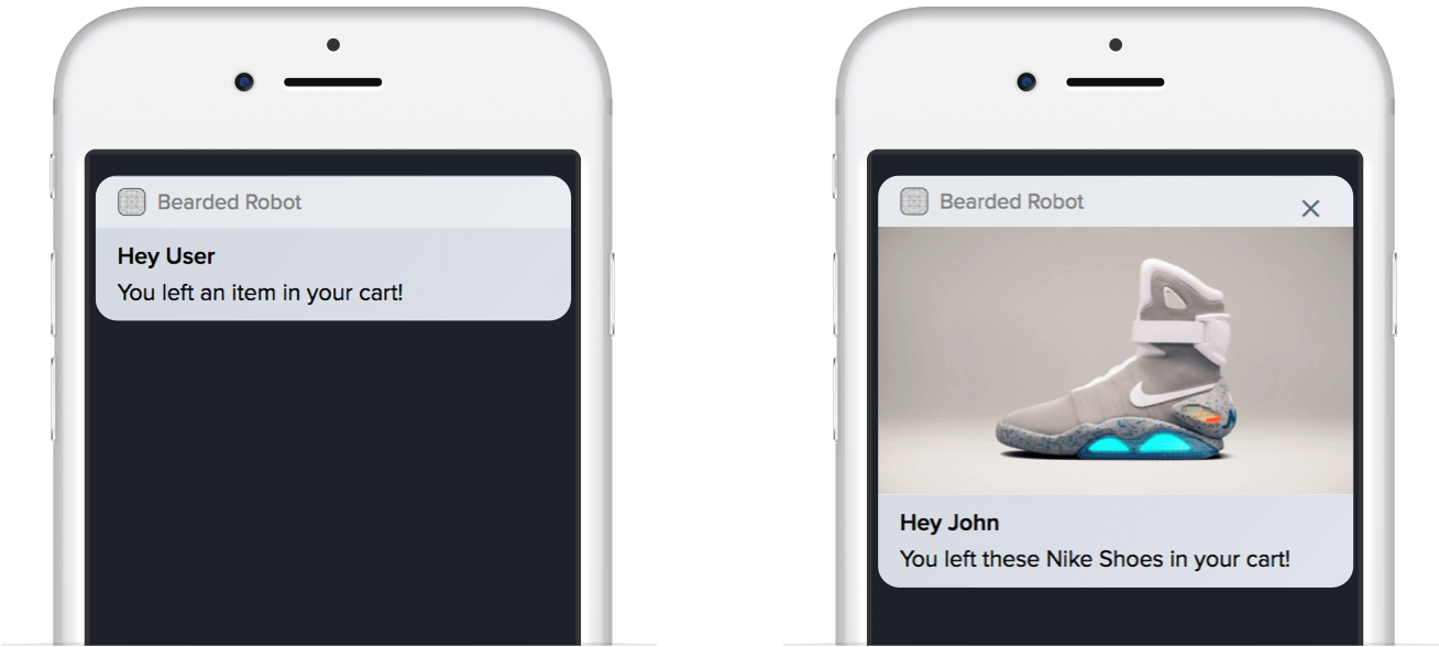 Dynamic Values In Push Notifications Clipart (1430x694), Png Download