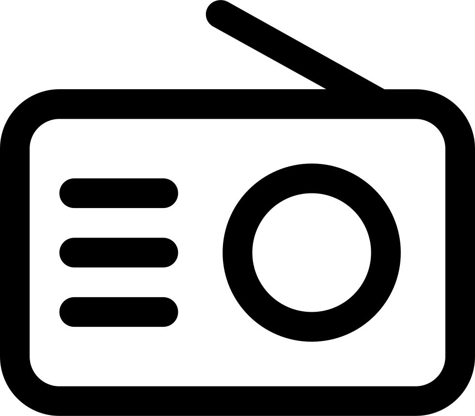 Png File - Radio Icon Clipart (980x858), Png Download