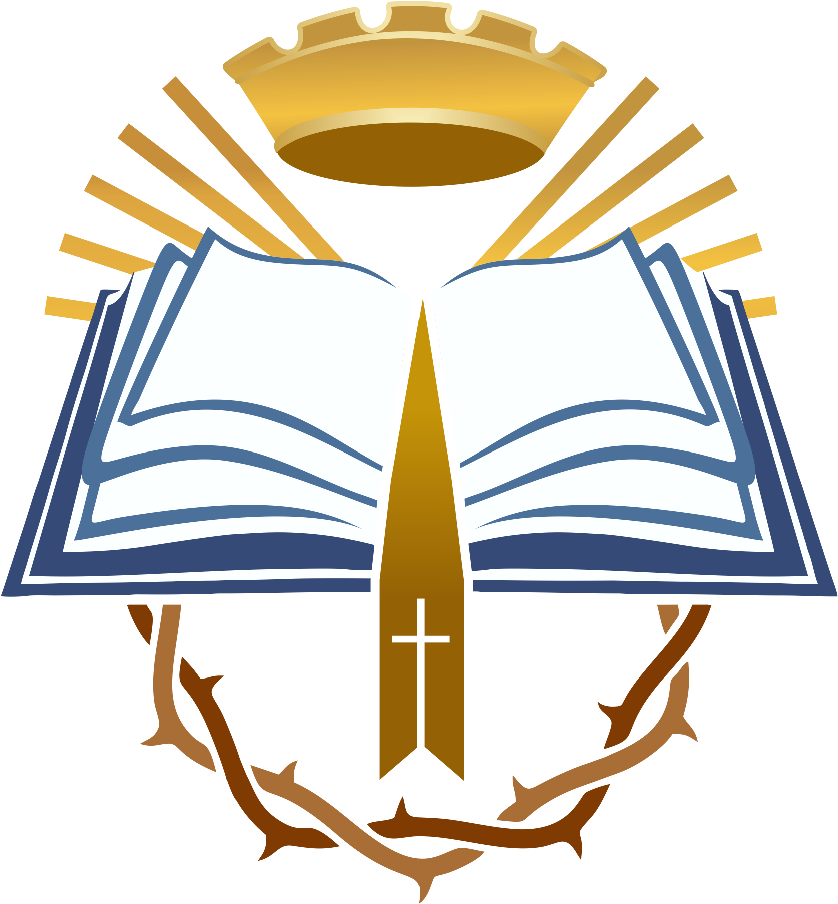 Resurrection Presbyterian Church - Jesus Crown Of Thorns Vector Clipart (2329x2200), Png Download