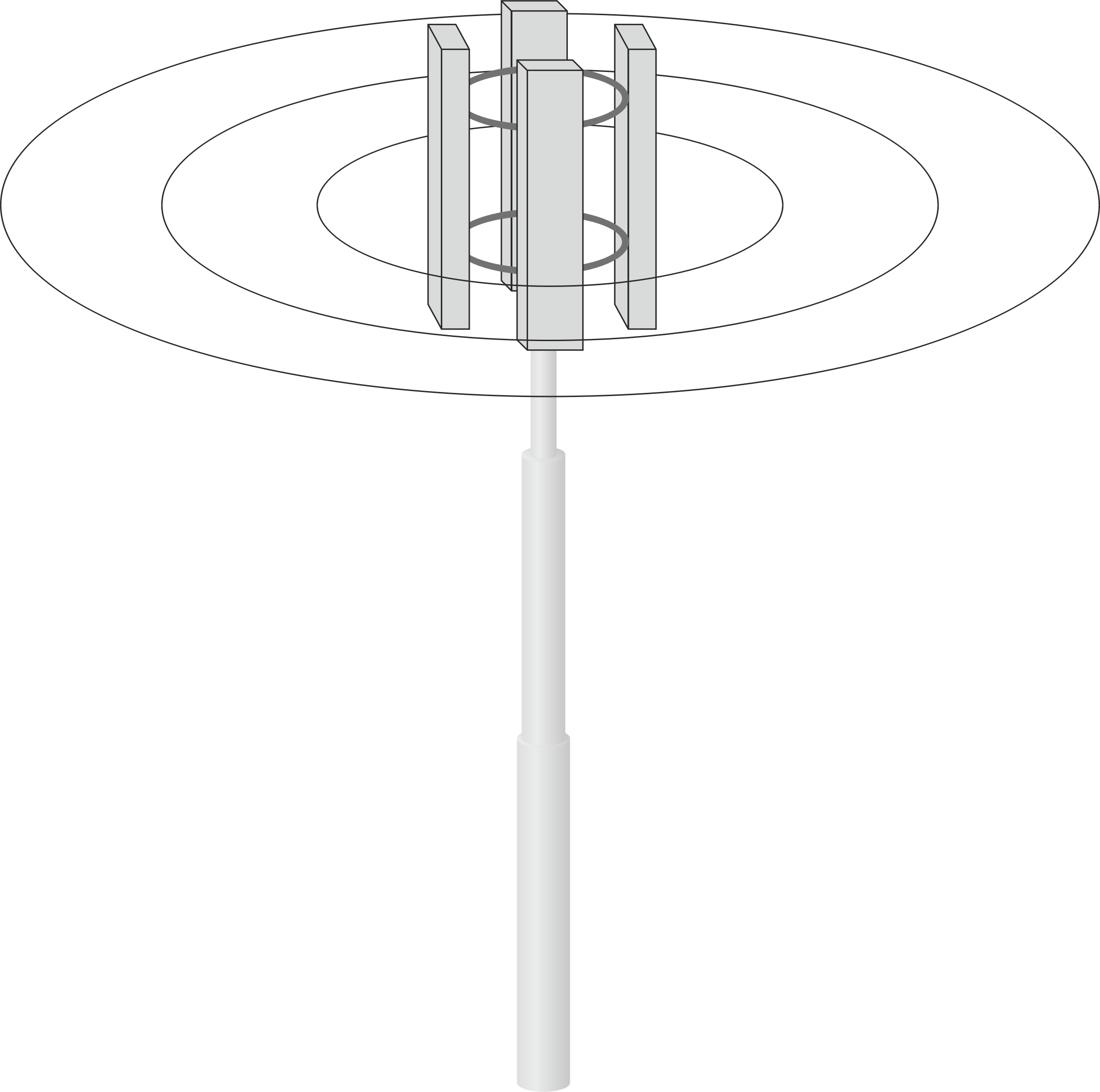 This Free Icons Png Design Of Radio Mast Clipart (2400x2382), Png Download
