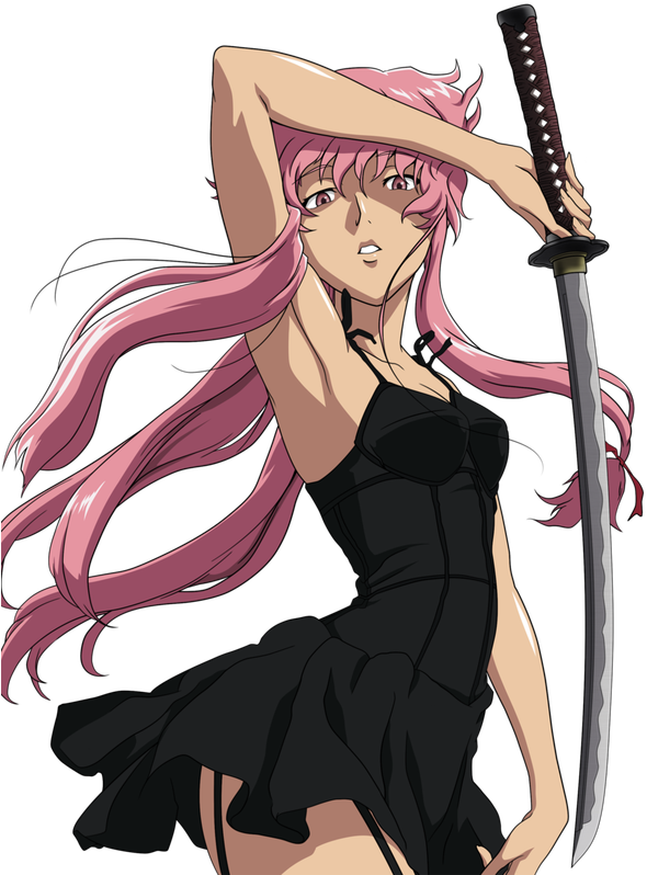 Yuno Gasai Png Clipart (605x800), Png Download
