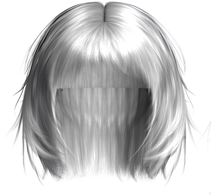 Tubes De Pelucas Png - Cabelo Branco Peruca Png Clipart (823x766), Png Download