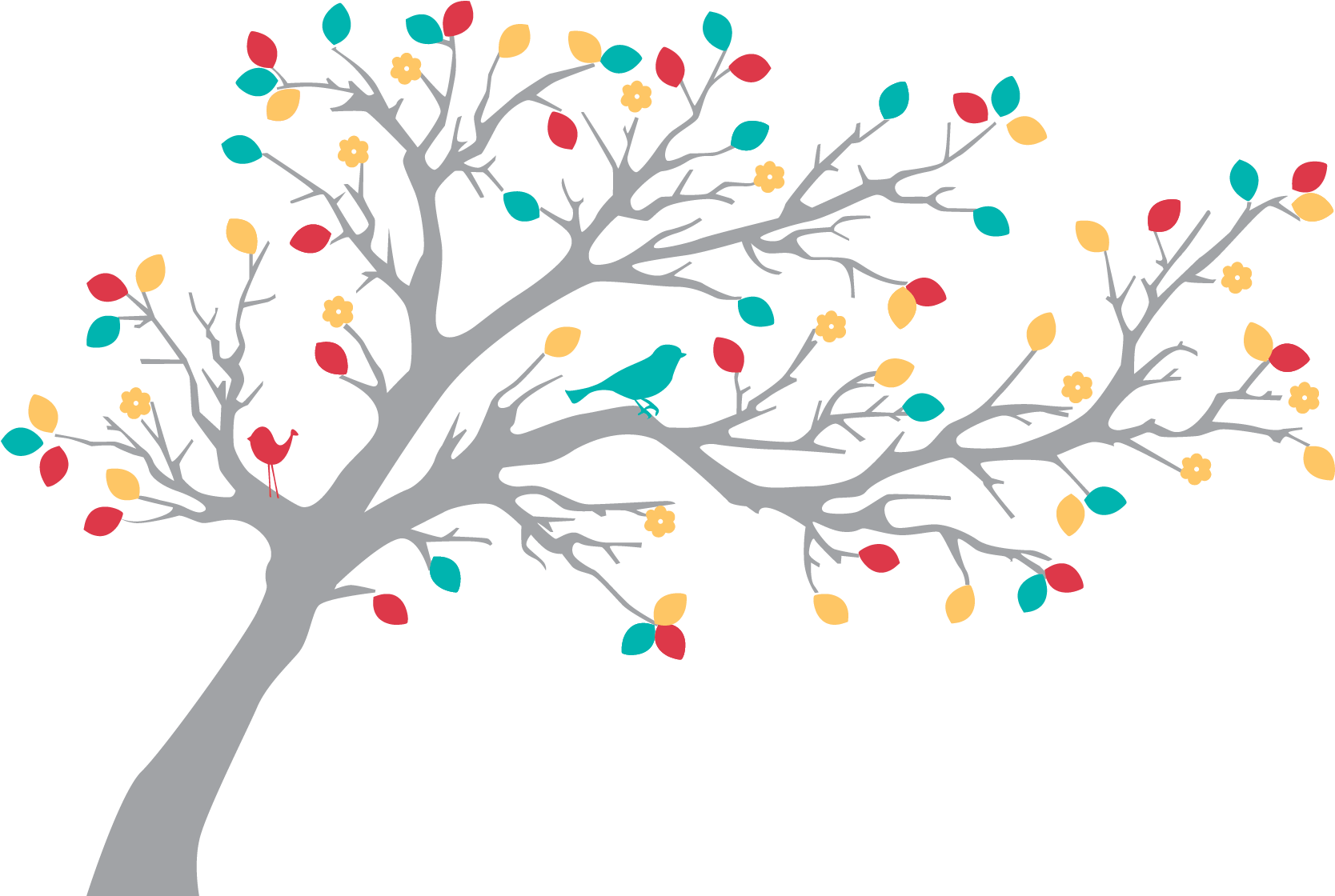 Sorry, Your Browser Doesn't Support Our Live Preview - Vector Wall Sticker Tree Clipart (1875x1875), Png Download