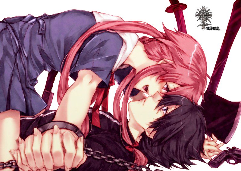 Yukiteru X Yuno - Mirai Nikki Yuno Y Yuki Clipart (800x569), Png Download