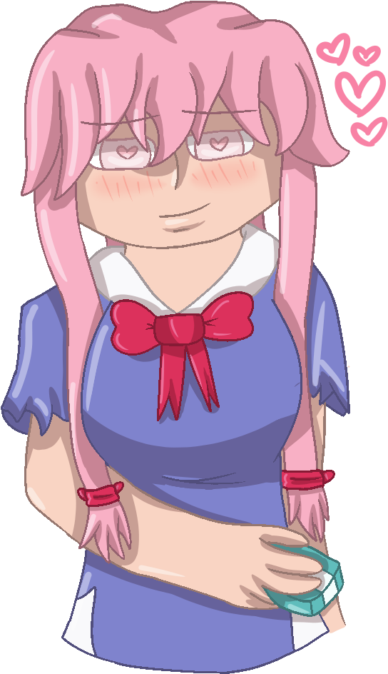 “yuno Gasai // Mirai Nikki ” - Cartoon Clipart (656x1084), Png Download