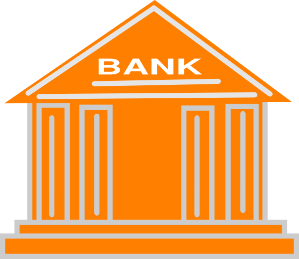 Free Icons Png - Bank Building Bank Clipart Transparent (600x519), Png Download