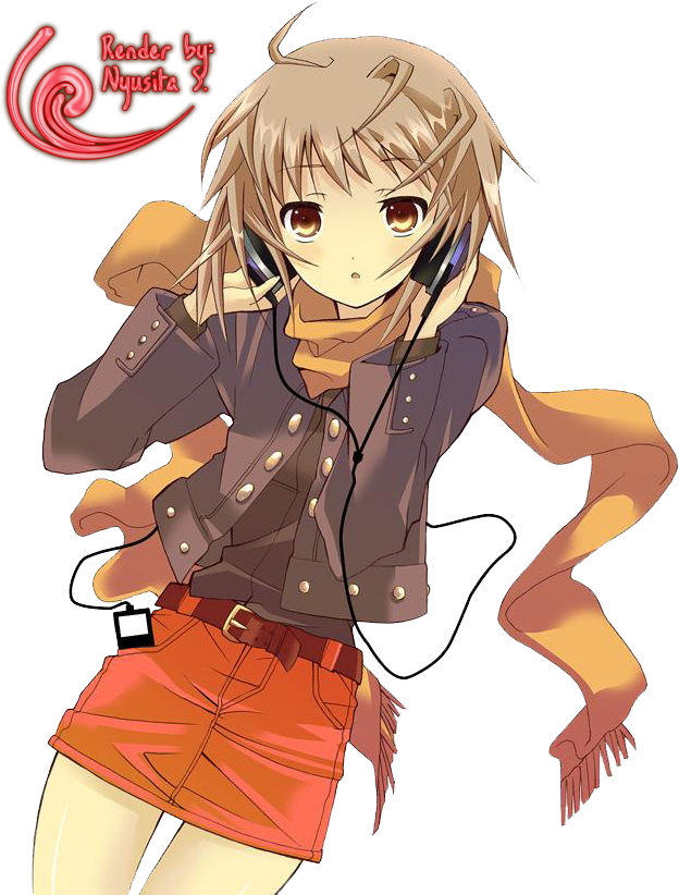 Anime Girls With Headphones 300 X 300 , Png Download - Anime Girls With Headphones 300 X 300 Clipart (624x822), Png Download