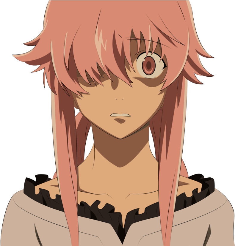 Is This Your First Heart - Mirai Nikki Yuno Clipart (967x827), Png Download