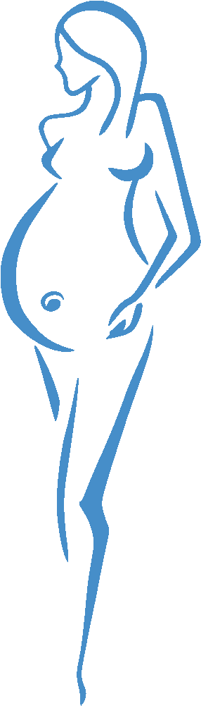 Pregnant Silhouette - Does A Medical Abortion Work Clipart (1000x1000), Png Download