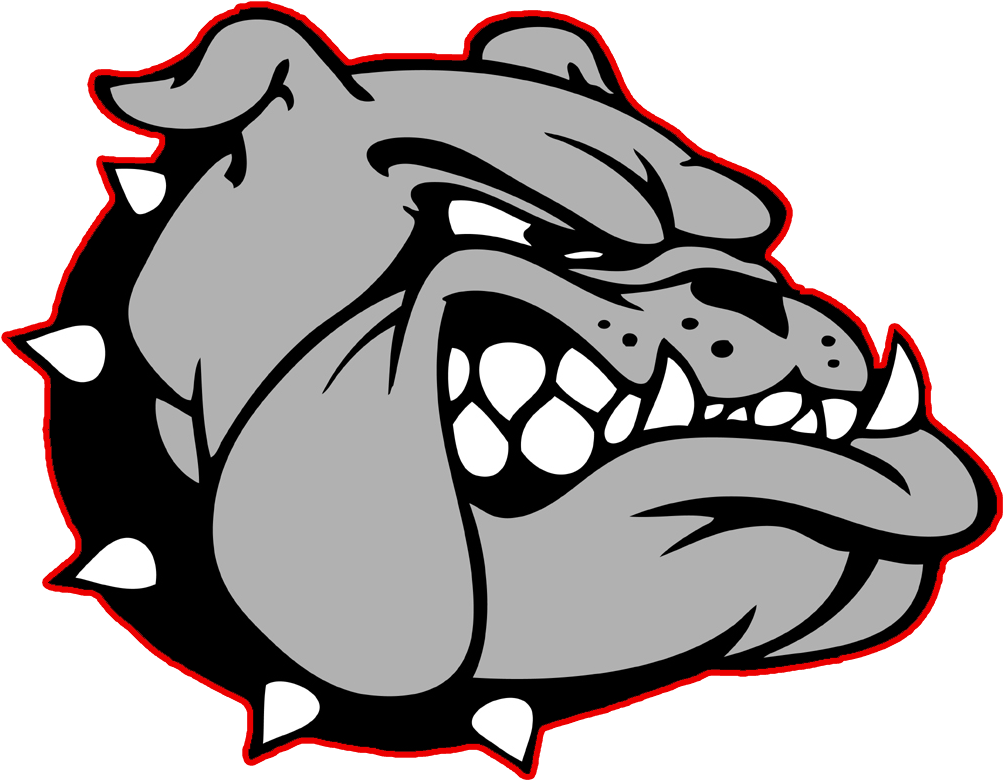 Bulldog Vector Wrestling - Garfield High School Logo Clipart (1068x862), Png Download