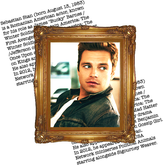 Celebrating 25,000 Posts @ Sebastian Stan Clipart (561x567), Png Download