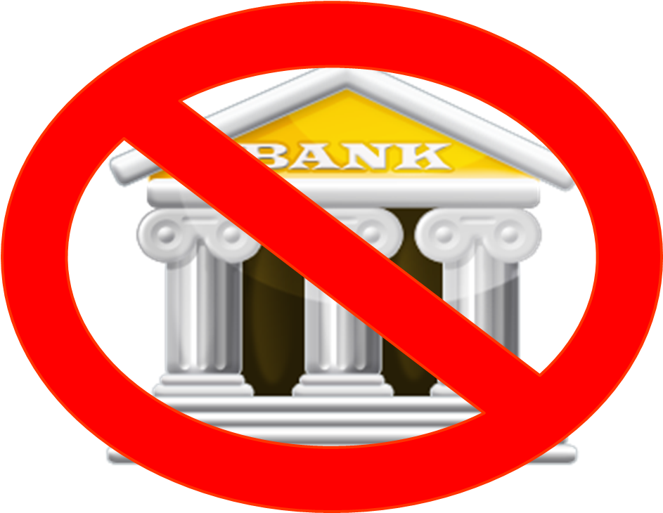 Banking Without A Bank - No Bank Icon Png Clipart (944x766), Png Download