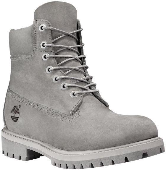 Grey Monochromatic Waterproof Boots, Shoes Sandals, - Grey Timberland Boots Mens Clipart (600x600), Png Download
