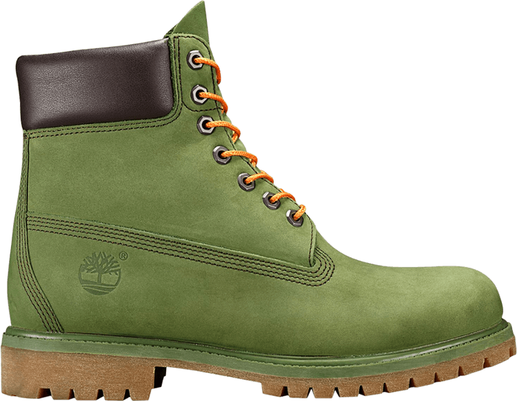 Timberland 6 Inch Premium Classic Boots - Ghete Timberland Verzi Clipart (750x581), Png Download