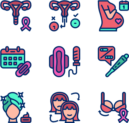 Women Health - Icon Color Pregnancy Clipart (600x564), Png Download