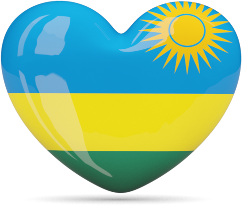 Rwanda Flag Icon, Heart, Tattoos, Png Format, Tattoo - Rwanda Flag Heart Clipart (640x480), Png Download