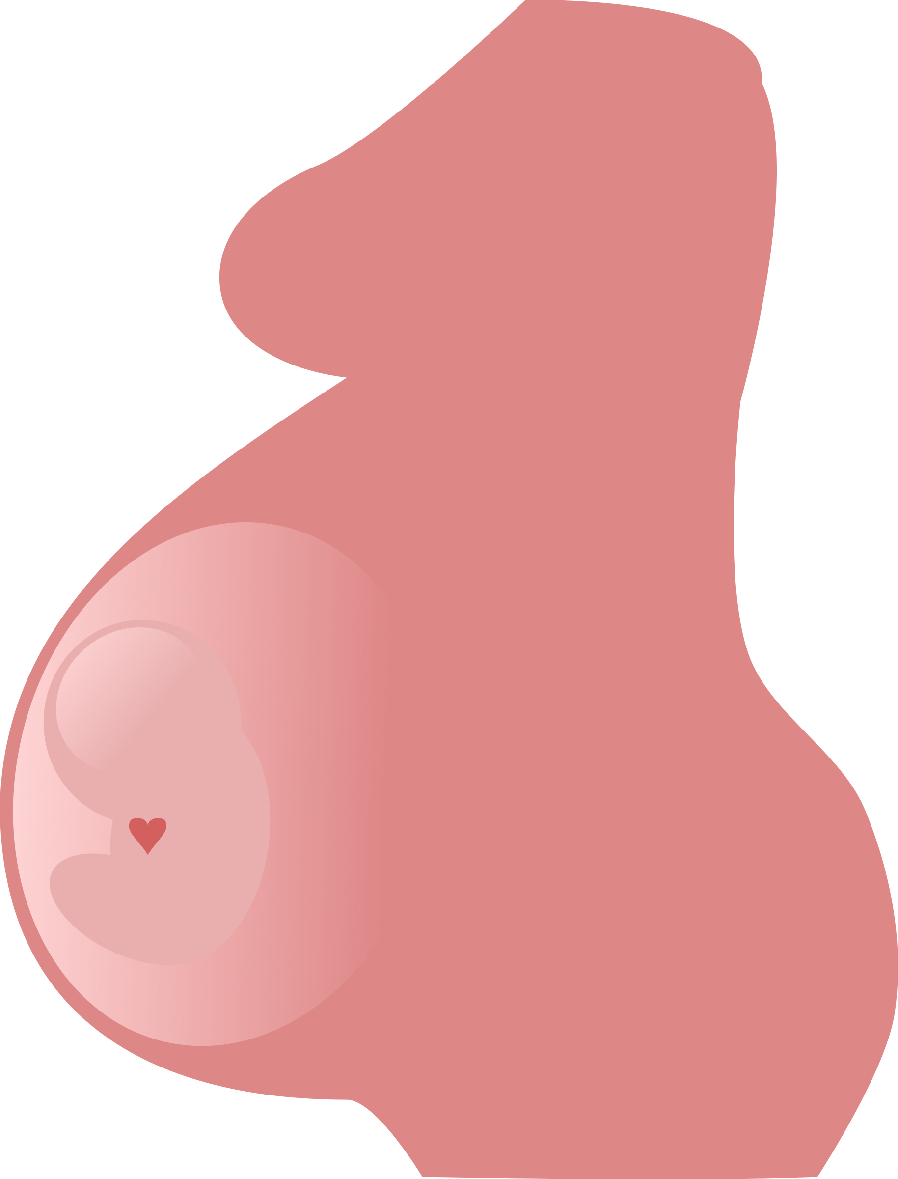 Clip Art Pregnant Belly , Png Download - Pregnant Belly Clipart Transparent Png (1829x2400), Png Download
