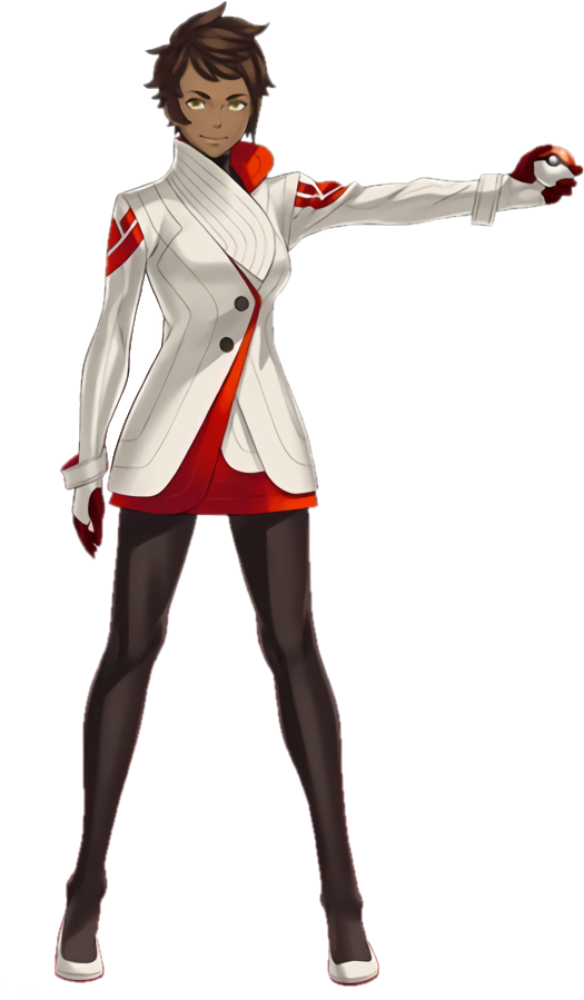 Candela From Pokémon In The Ga-hq Video Game Character - Candela Pokemon Go Clipart (546x903), Png Download