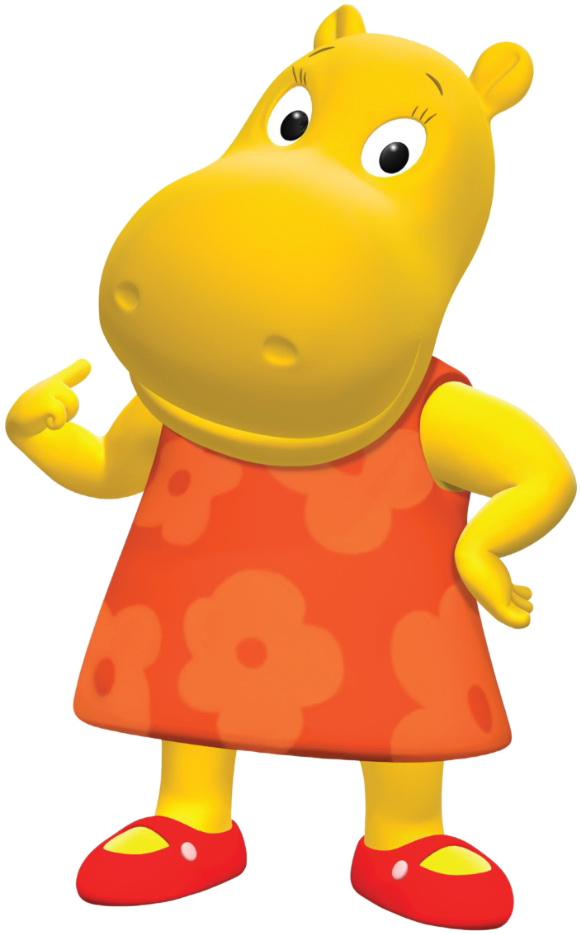 Cartoon Characters The Backyardigans Png Clipart (608x997), Png Download