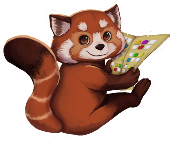 My Red Panda Clipart (618x618), Png Download