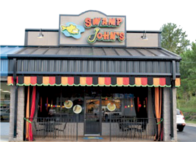 Swamp John's Restaurants And Catering, Inc - Commercial Building Clipart (653x490), Png Download