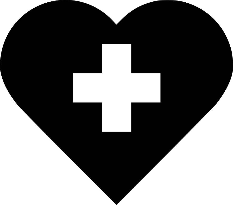 Cross Svg Heart Clipart (980x860), Png Download