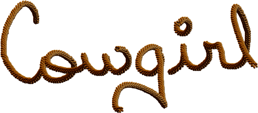 Cowgirl Graphic By Aazari Clipart (839x367), Png Download