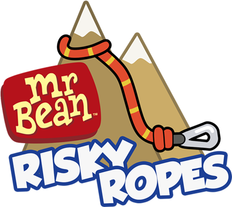 Mr Bean Risky Ropes Logo Clipart (1099x431), Png Download