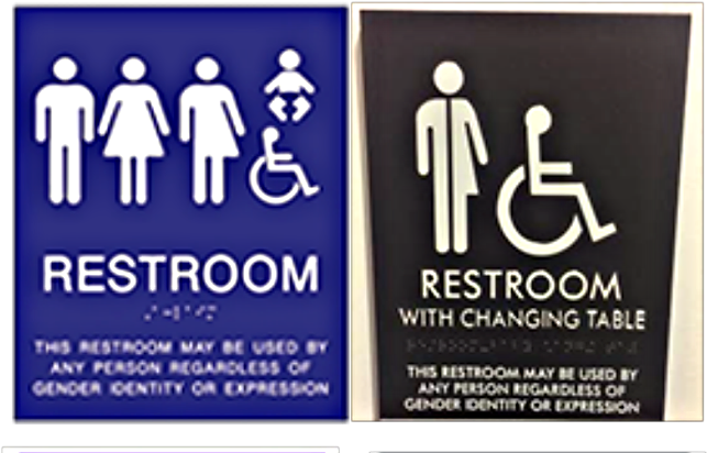 The Gender-neutral Signs Above And Those That Follow Clipart (745x419), Png Download