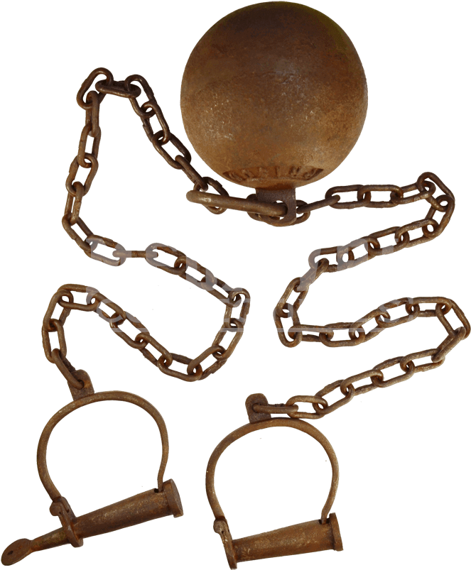 Leavenworth Prison Iron Ball And Chain Clipart (850x850), Png Download