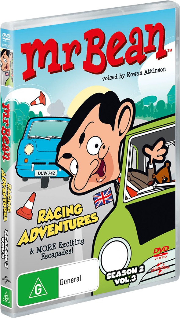 Mr Bean Animated Dvd Clipart (620x1061), Png Download