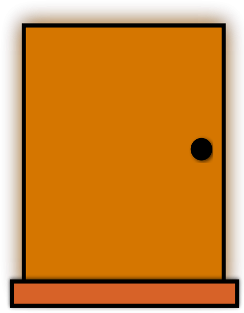 Clip Royalty Free Bathroom Door Clipart - Png Download (900x746), Png Download