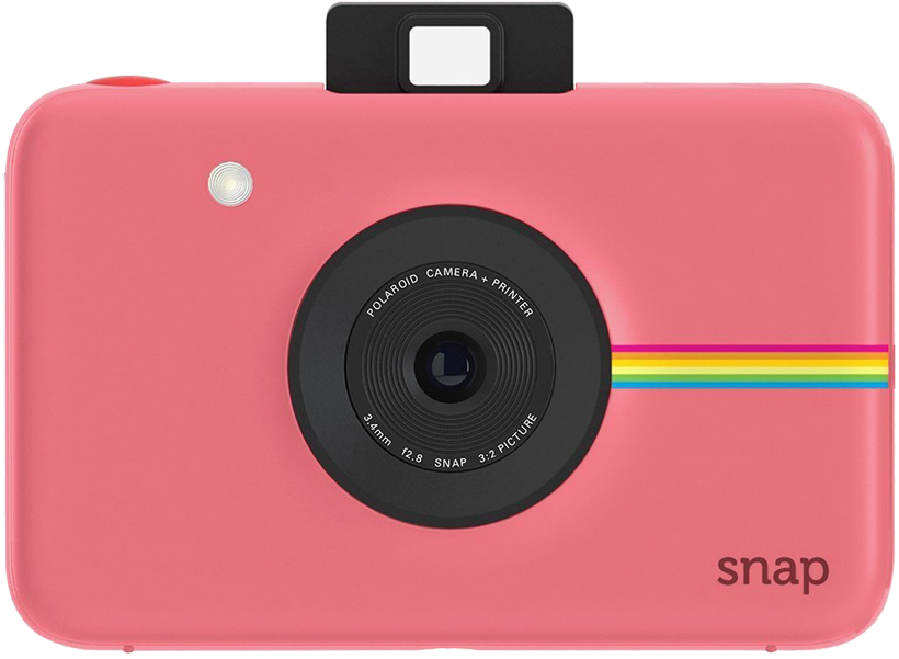 Polaroid Snap Instant Digital Camera Pink Clipart (820x601), Png Download