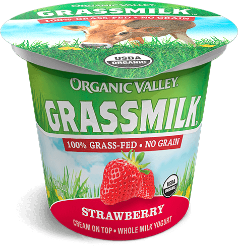 Strawberry Grassmilk Yogurt, Clipart (949x935), Png Download