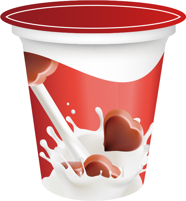Yogurt Free Png Image - Yogurt Cup Vector Png Clipart (1500x1500), Png Download