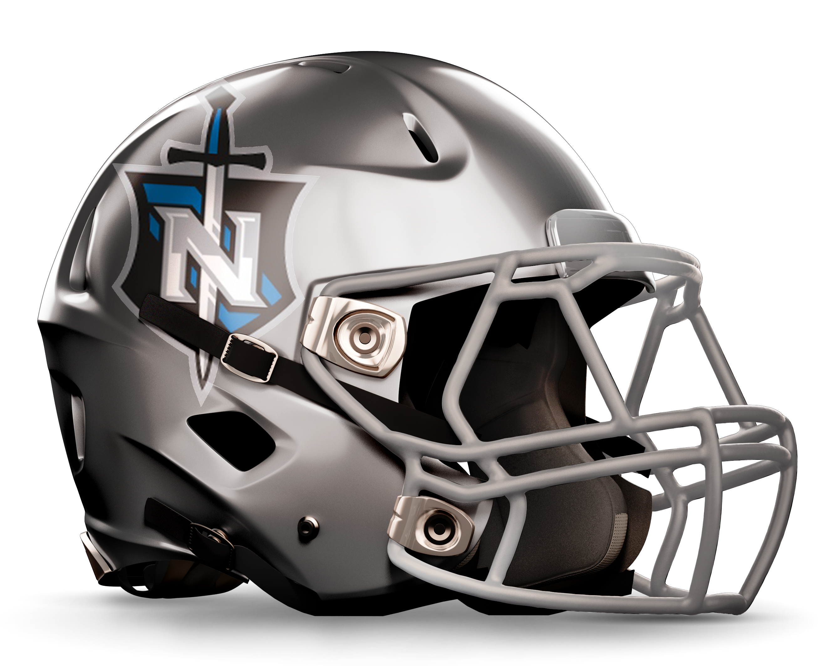 Nolensville Knight Helmet - Central Michigan Football Helmet Clipart (2673x2226), Png Download
