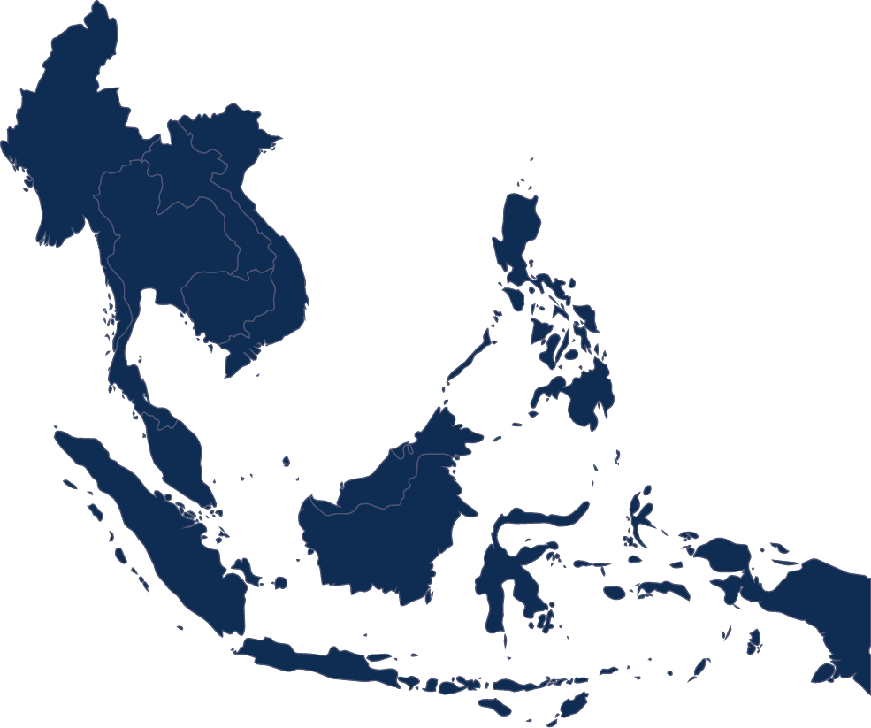 Background - Map Graphic South East Asia Clipart (985x823), Png Download