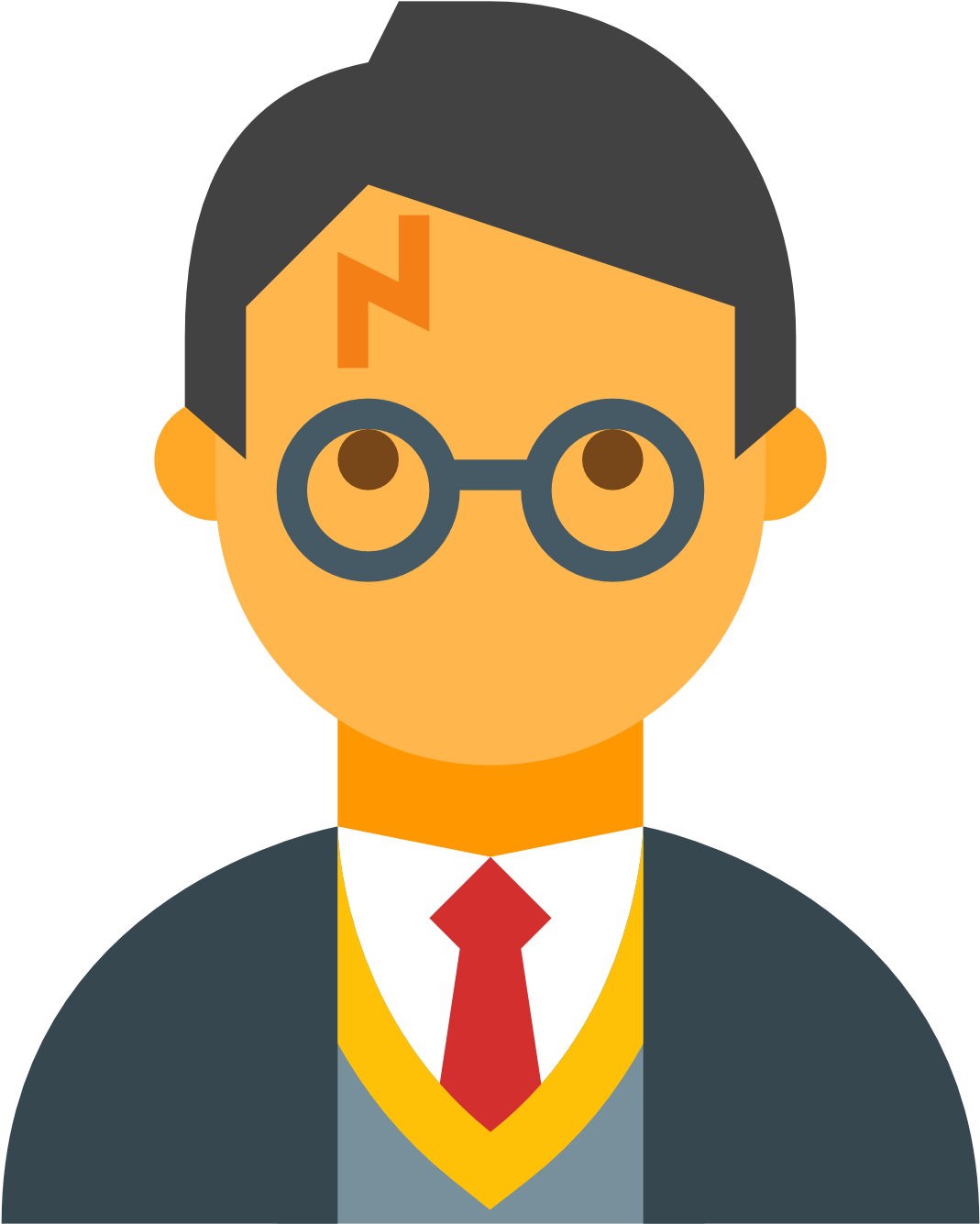 Harry Potter Icon - Harry Potter Png Clipart (1600x1600), Png Download
