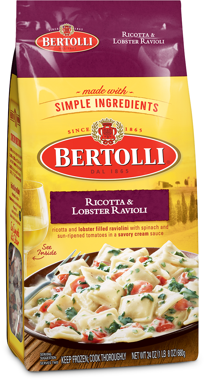 Bertolli Lobster Ravioli Clipart (1320x1320), Png Download