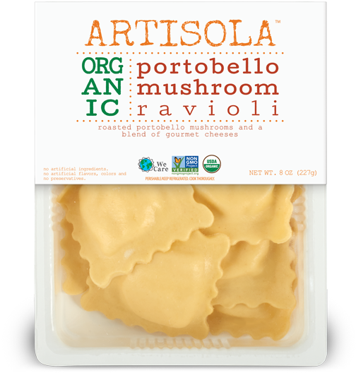 Organic Portobello Mushroom Ravioli - Junk Food Clipart (600x600), Png Download