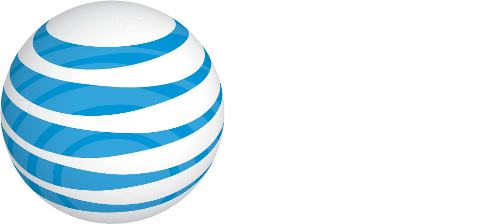 Atandt Logo White Png Att Logo 2005v2 Pngatandt Logo - At&t Logo White Png Clipart (1000x450), Png Download