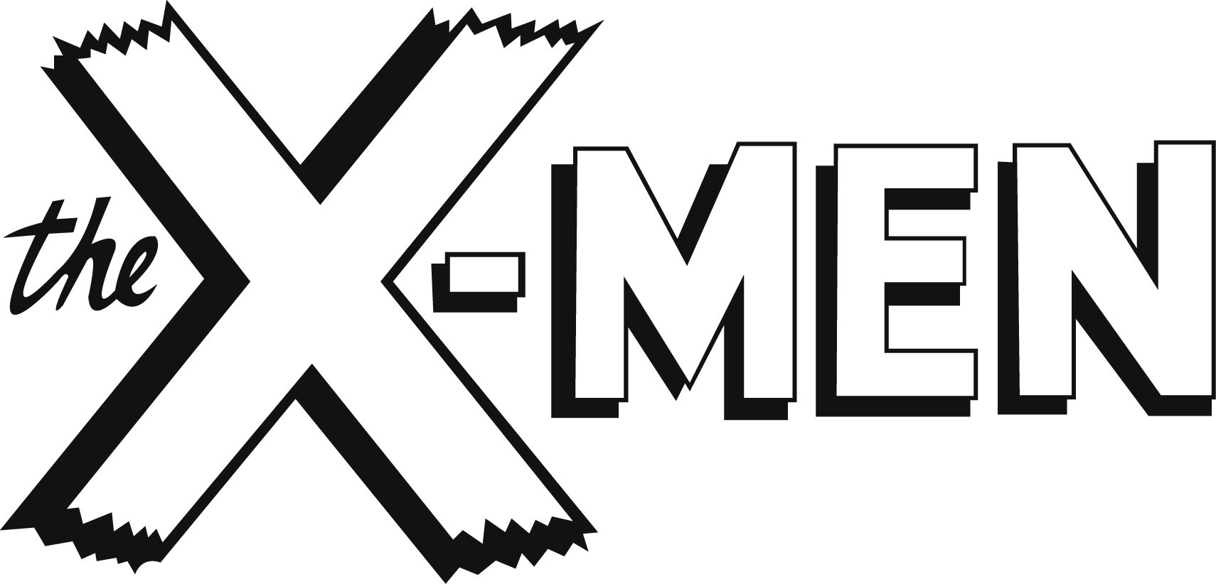 X Men Logo - X Men Logo Vector Clipart (1710x822), Png Download