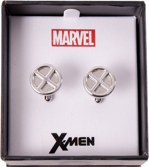 X-men Logo Cuff Links - Marvel Vs Capcom 3 Clipart (600x600), Png Download