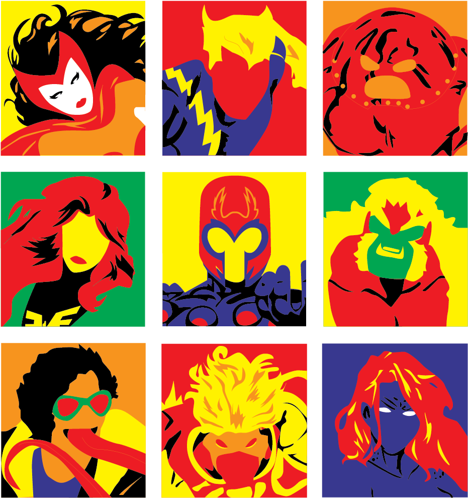 Related Posts - X Men Vector Clipart (1000x1000), Png Download