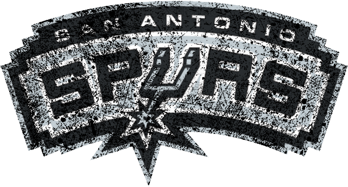 San Antonio Spurs 2002-present Primary Logo Distressed - San Antonio Spurs Logo Clipart (822x1086), Png Download