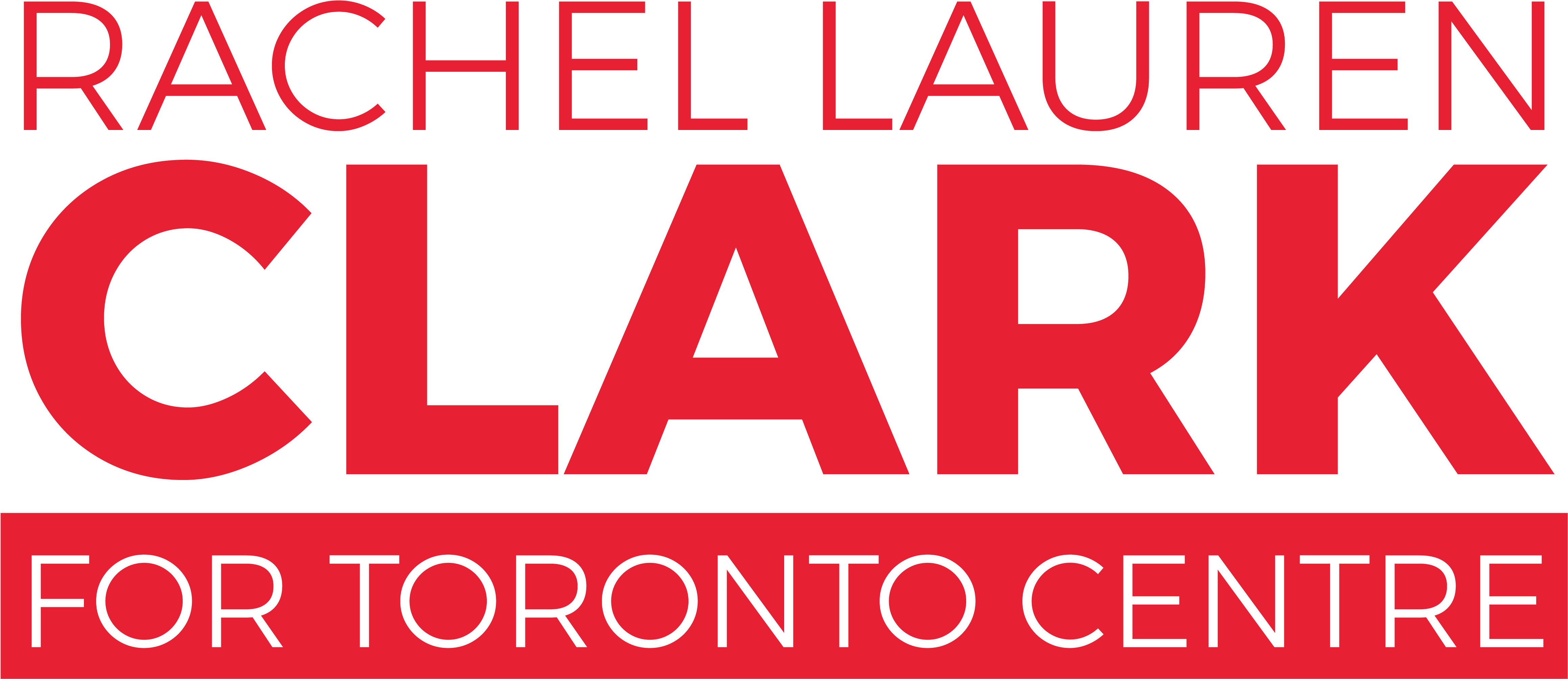 Rachel Lauren Clark For Toronto Centre - Graphic Design Clipart (4634x2597), Png Download