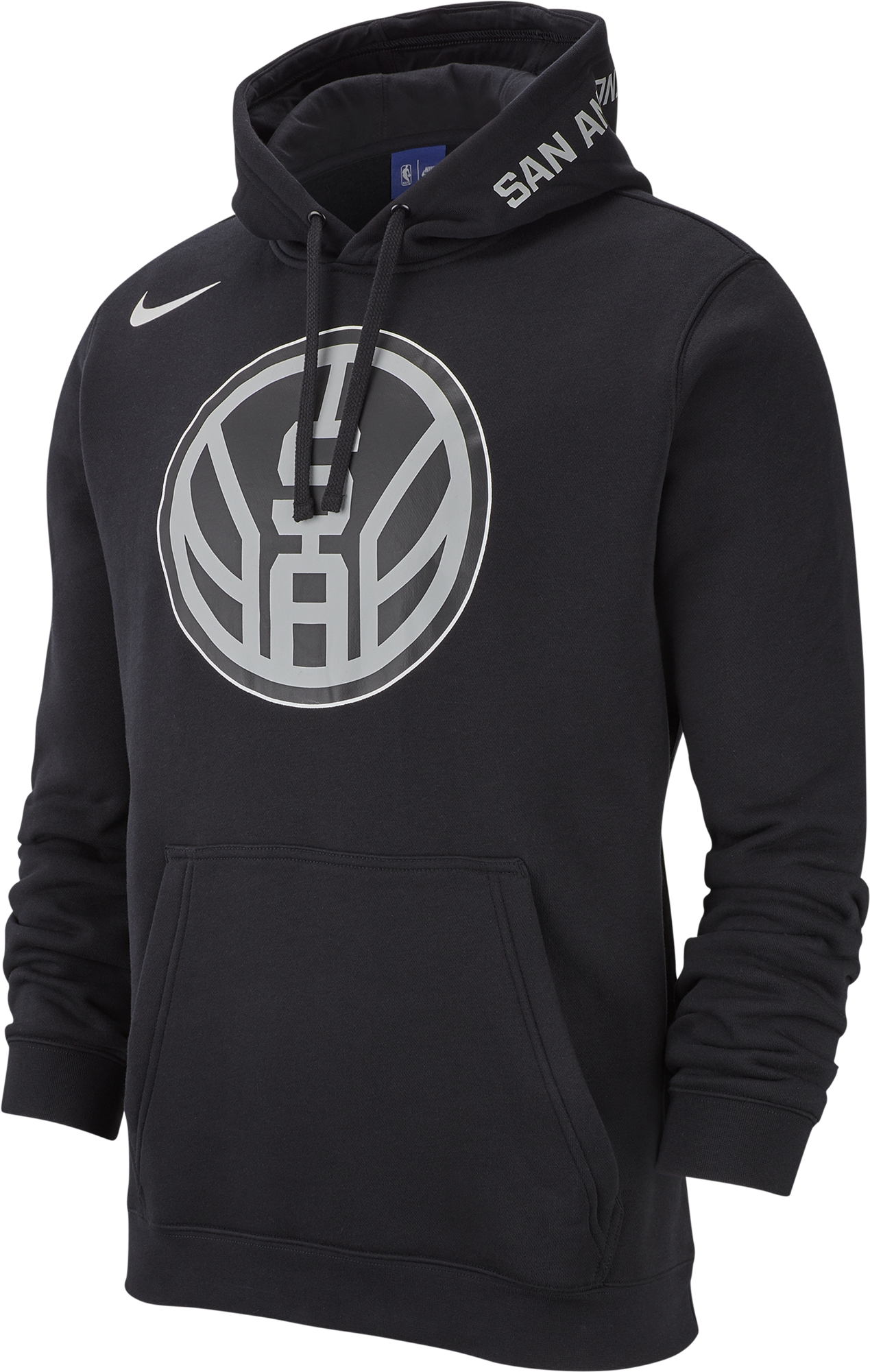 Nike Nba San Antonio Spurs Pullover Hoodie - Sweatshirt Clipart (2000x2000), Png Download